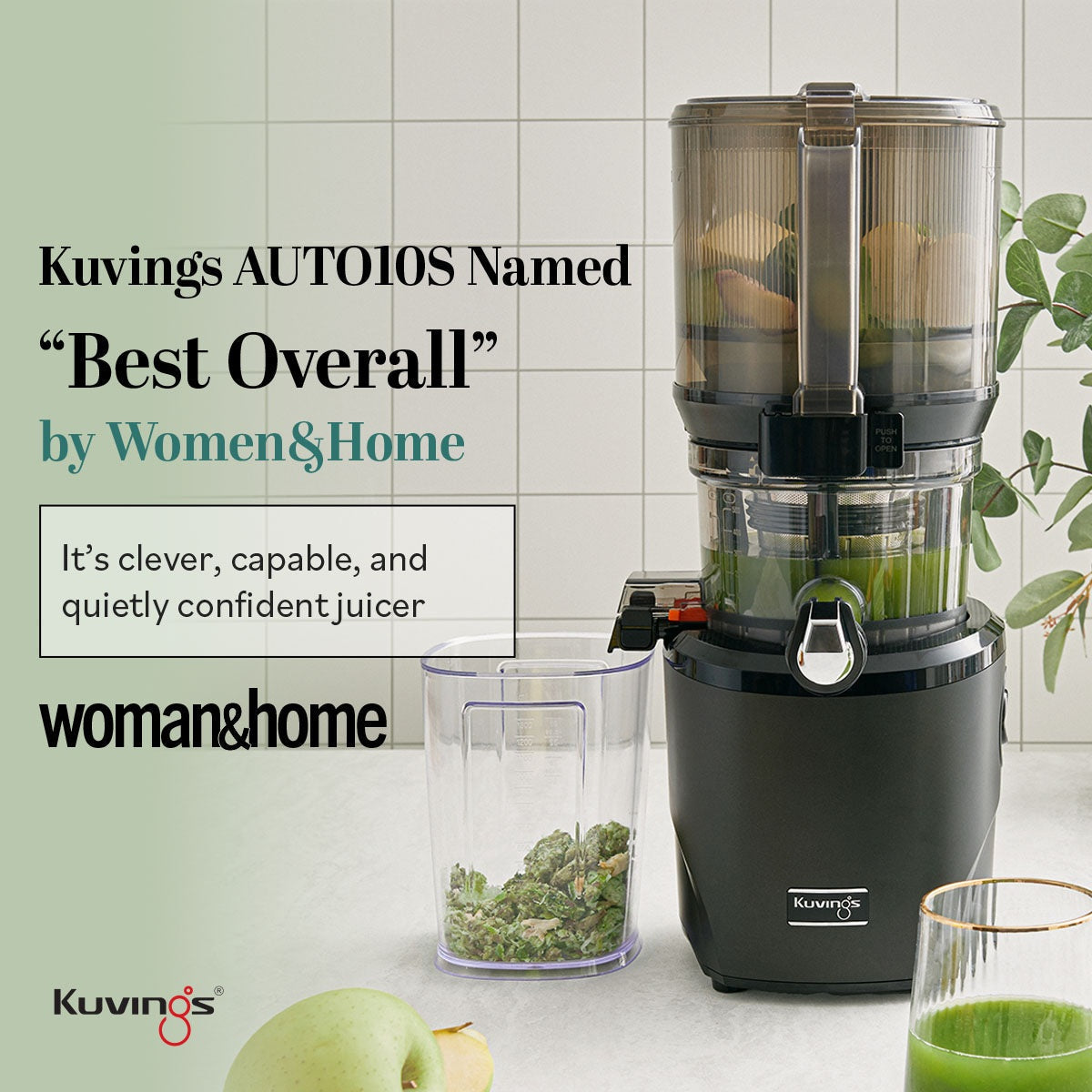 woman&home AUTO10S เครื่องคั้นน้ำผลไม้ที่ดีที่สุดโดยรวม